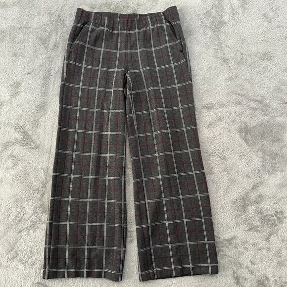 J. Jill Pants - J. Jill Ponte Pull On Pants Wide Straight Leg Women's Small Petite SP